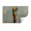 Verf - Kwast - Schilderij Muursticker klein -3d