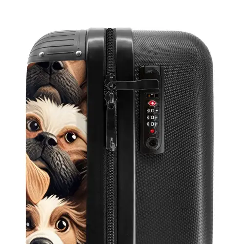 Blaffende Bende NBS - Handbagage koffer - Unisex middel -slot