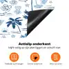 Zee - Strand - Blauw - Wit Inductie beschermer vinyl 3mm klein 276 -zzzzzzz-td-onderkant