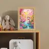 Kitten - Flamingo - Bloemen Light Box met kabel klein -sfeer2_kind
