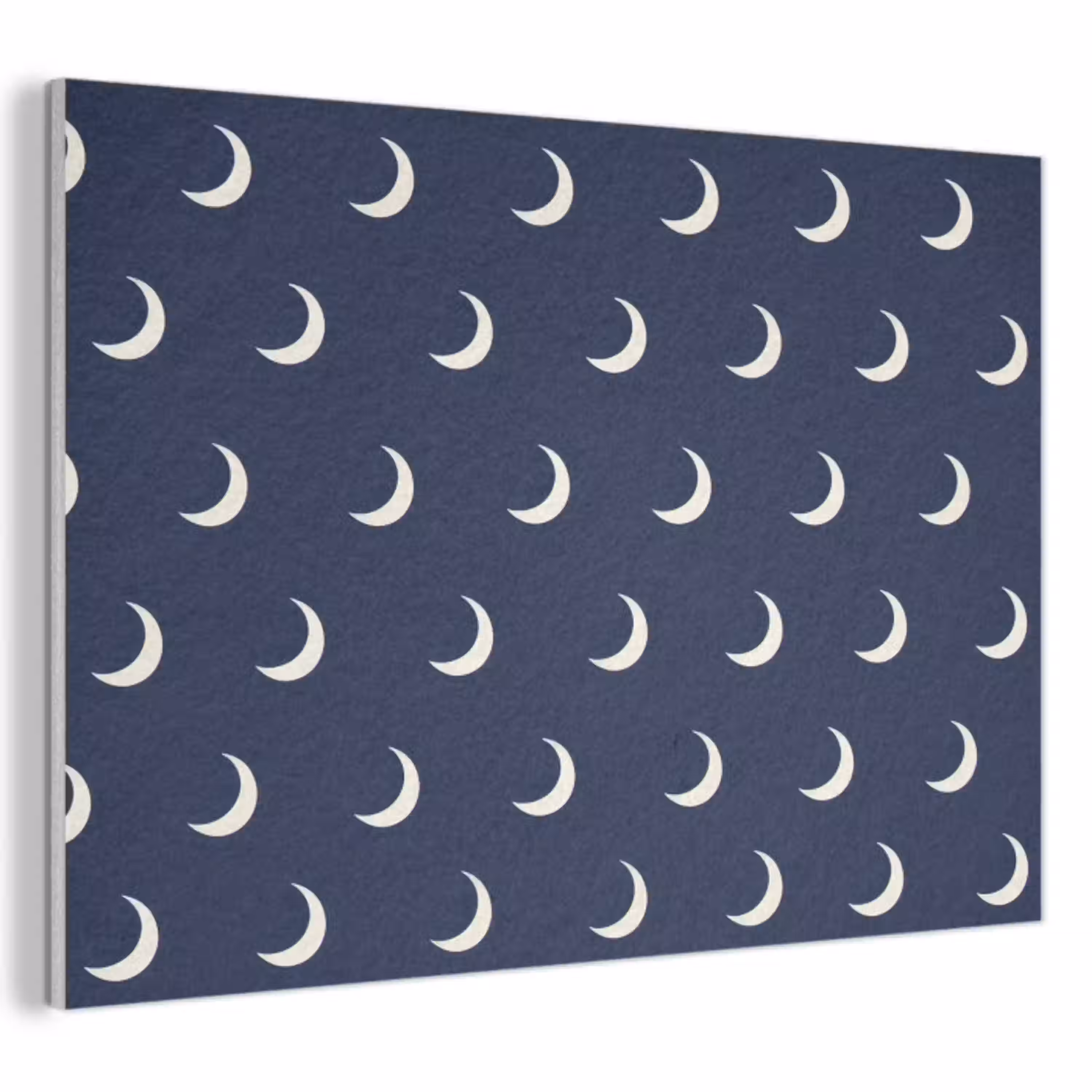 Patroon - Manen - Blauw PET vilt klein 837 -3d