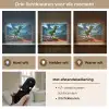 Dino - Lava - Groen - Jongens Light Box met batterij (Wandlamp kind) middel -USP_lichtkleurNL