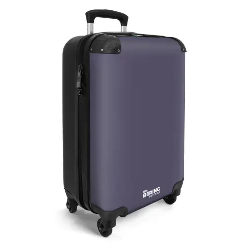 Donker grijspaarse tint NBS - Handbagage koffer - Kinderen Unisex middel -productfoto_3d