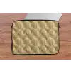 Patroon - Waaier -  Goud laptophoes neopreen klein 279 -tafel