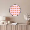 Zon - Motief - Roze Fotolijst rond zonder passe partout klein 856 -sfeer3