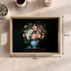 Roze - Bloemen - Vaas - Kleuren Dienblad Rechthoek middel -USP_Formaat