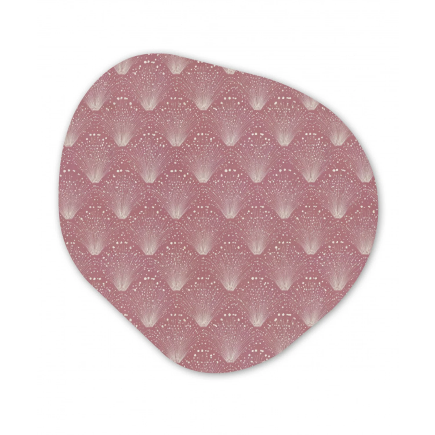 Trendy - Patroon - Roze Wandcirkel Organisch Forex 3mm klein 629 -3d