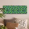 Panterprint - Blauw - Groen canvas 2cm klein 828 -sfeer1