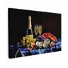 Champagne - Luxe - Oesters Tuinposter op houten frame 2 cm dik klein -3d