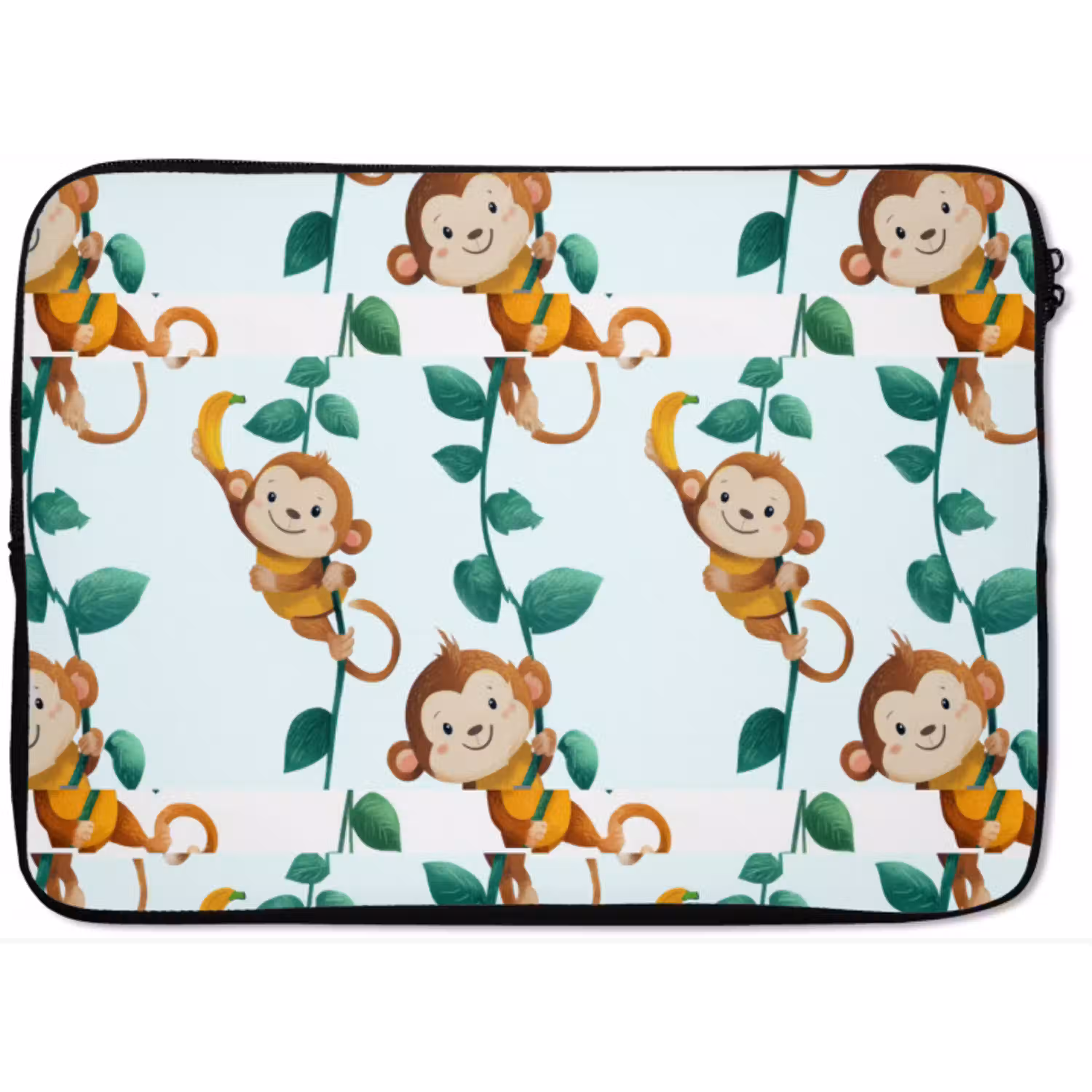 Apen - Lianen - Kleurrijk laptophoes neopreen klein 279 -zkaufland3dotto