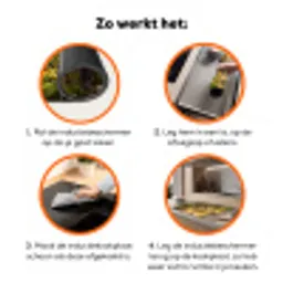 Houtsnip - Bos - Bladeren - Herfst - Gecamoufleerd Inductie beschermer vinyl 3mm klein -zzzzzzz-td-werking