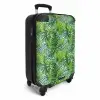 Palm diverse bladeren patroon groen NBS - Handbagage koffer - Volwassenen Unisex middel -productfoto_3d