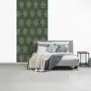Patroon - Groen - Geometrisch fotobehang vinyl groot 64 -slaapkamer