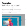 Bloemenkrans - Hagedis - Kimono - Paars Muismat XXL klein -sfeer5