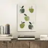 Appels - Groen - Illustratie - Bladeren aluminium wit klein -sfeer1