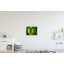 Groente - Sla - Groen textielposter latten blank klein -kinderkamer