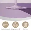 Cocktail - Paars - Minimalistisch - Citroen Akoestische PET Vilt - Rond klein -closeup_NL