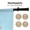 Blauw - Oranje - Tekst Wandkleed katoen klein -tsfeer2_DE