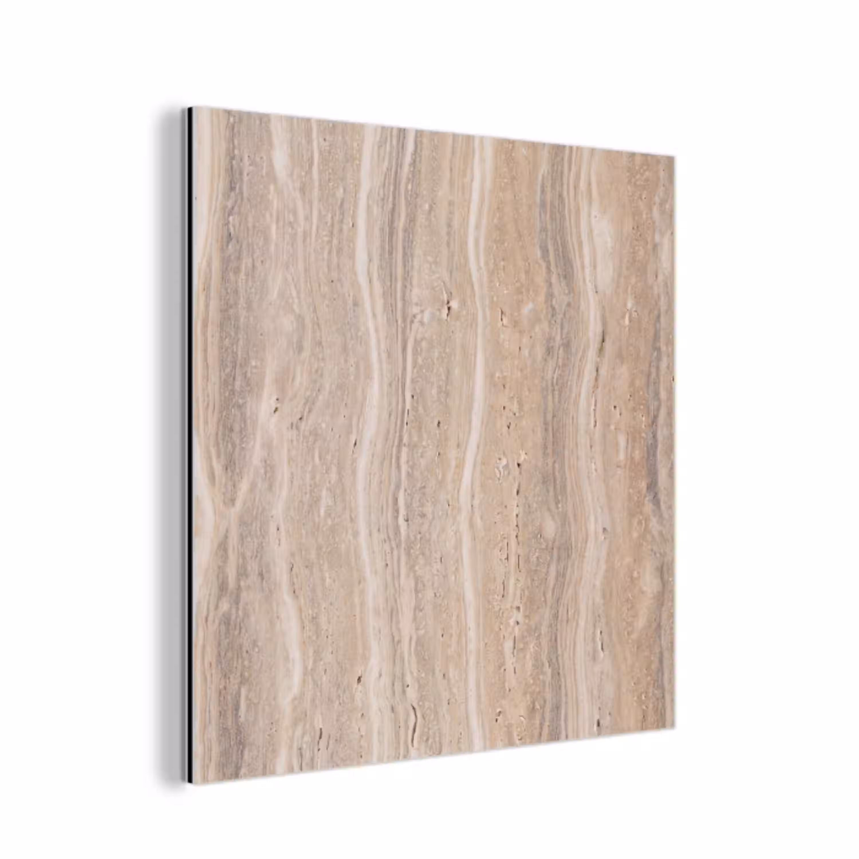 Steen - Patroon - Textuur - Natuurlijk - Beige aluminium wit klein -3d