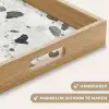 Marmer - Terrazzo - Decoratie - Interieur Dienblad Rechthoek middel -USP_HandgreepNL