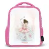 Ballerina - Elf - Fee Kinderrugzak - Roze middel -3d