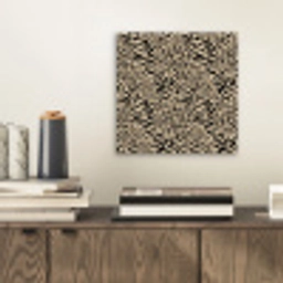 Giraf - Zebra - Motief - Bruin aluminium wit klein 46 -sfeer1