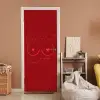 big heart small titties - Hart - Rood deurposter klein -sfeer1