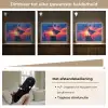 Superheld - Stad - Jongens - Kleurrijk - Zon Light Box met batterij (Wandlamp kind) middel -USP_dimbaarNL