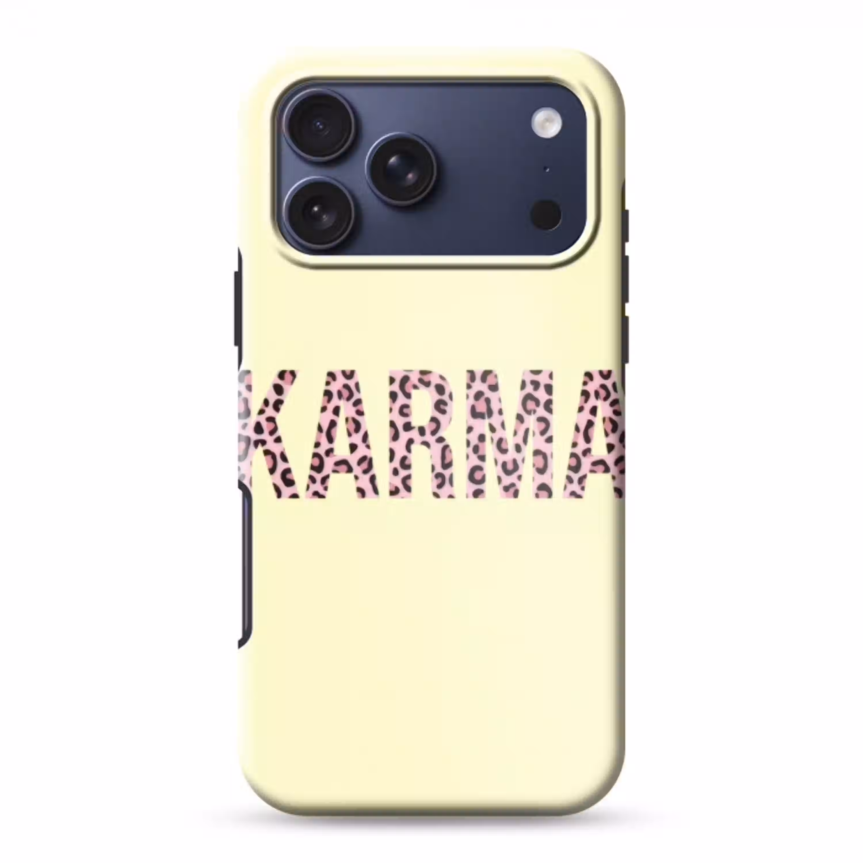 Karma - Luipaardprint - Geel Toughcase MagSafe Apple iPhone 17 Pro Max klein -3d