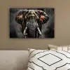 Olifant - Watercolor - Wilde dieren - Luxe canvas 2cm klein -sfeer3