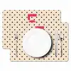 Love - Stippen - Roze Placemat vinyl groot -zzsfeer2_Kitchenyeah-website