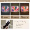 Vormen - Golvend - Abstract - Felroze Light Box met batterij (Wandlamp) middel -USP_lichtkleurNL