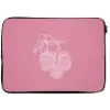 Frambozen - Steel - Getekend - Roze laptophoes neopreen klein -zkaufland3dotto