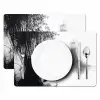 Boot - Rivier - Bamboe - Wit Placemat vinyl groot -zzsfeer2_Kitchenyeah-website
