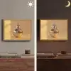 Goud - Disco - Glitter - Peer Light Box met batterij (Wandlamp) middel -sfeer3