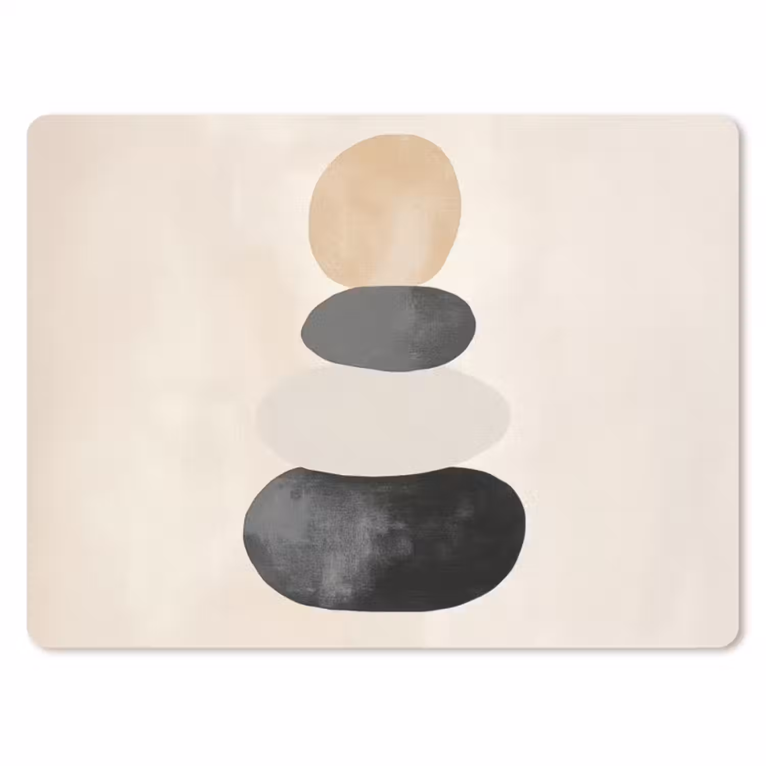 Muismat - Japandi - Wabi sabi - Beige