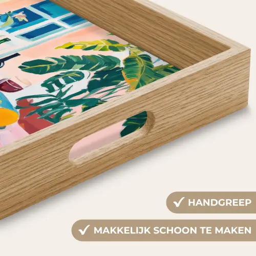 Tafel - Wijn - Fruit Dienblad Rechthoek middel -USP_HandgreepNL
