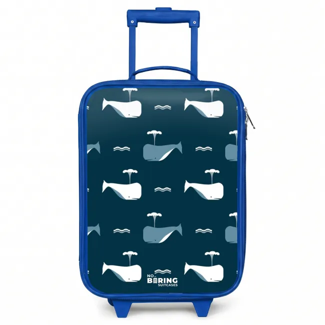 Kids’ Suitcase - Blue - Whale World