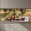 Picknick - Wijn - Kaasplankje keuken achterwand 2 middel zz_3dshopping