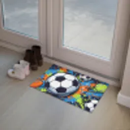 Sport - Ballen - Kleurrijk Deurmat klein -sfeer3