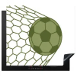 Voetbal - Goal - Sport - Groen Inductie beschermer vinyl 3mm middel -3d
