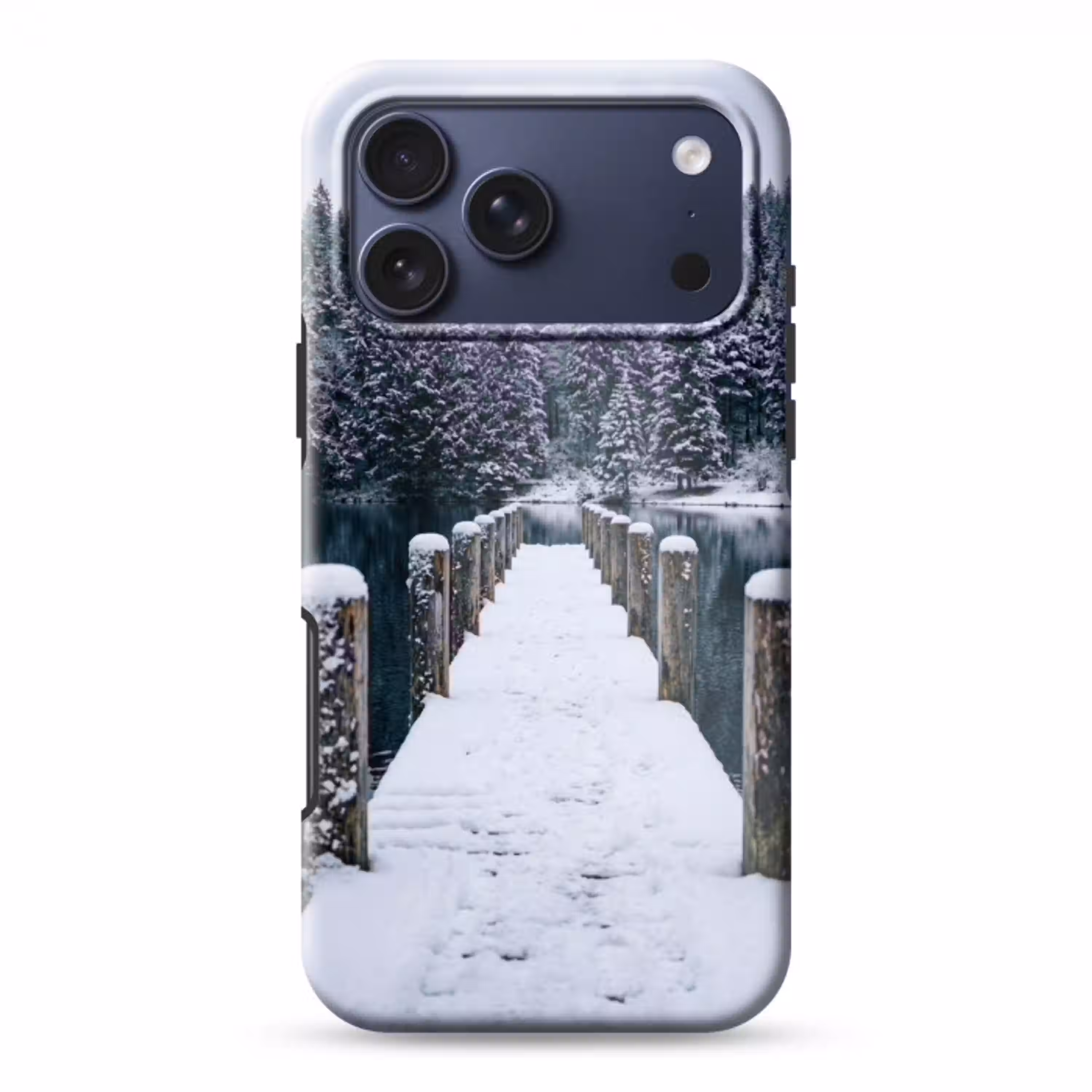Steiger - Meer - Sneeuw - Bergen - Rustgevend Toughcase MagSafe Apple iPhone 17 Pro Max klein -3d