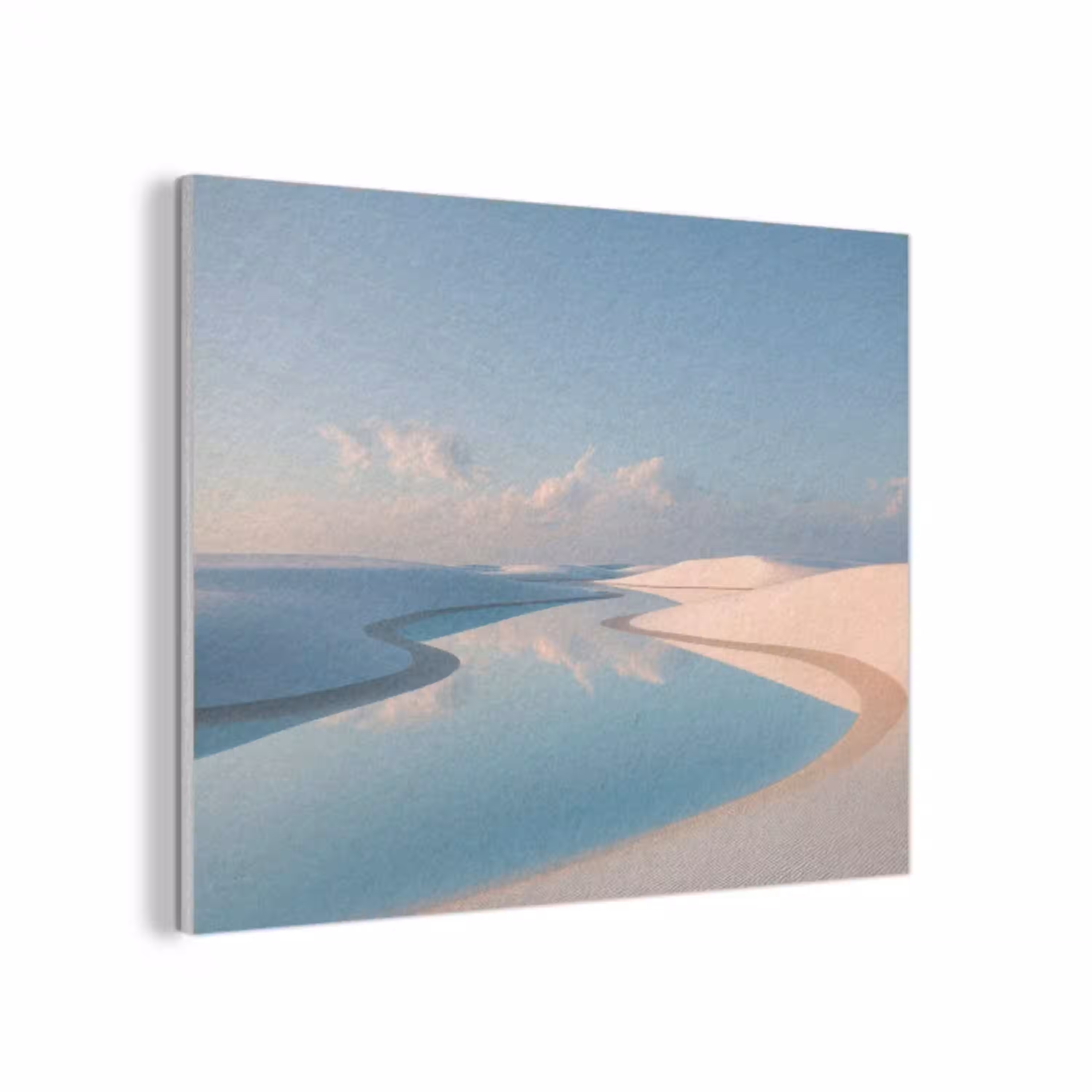 Duinen - Waterplas - Oneindige rust PET vilt klein -3d