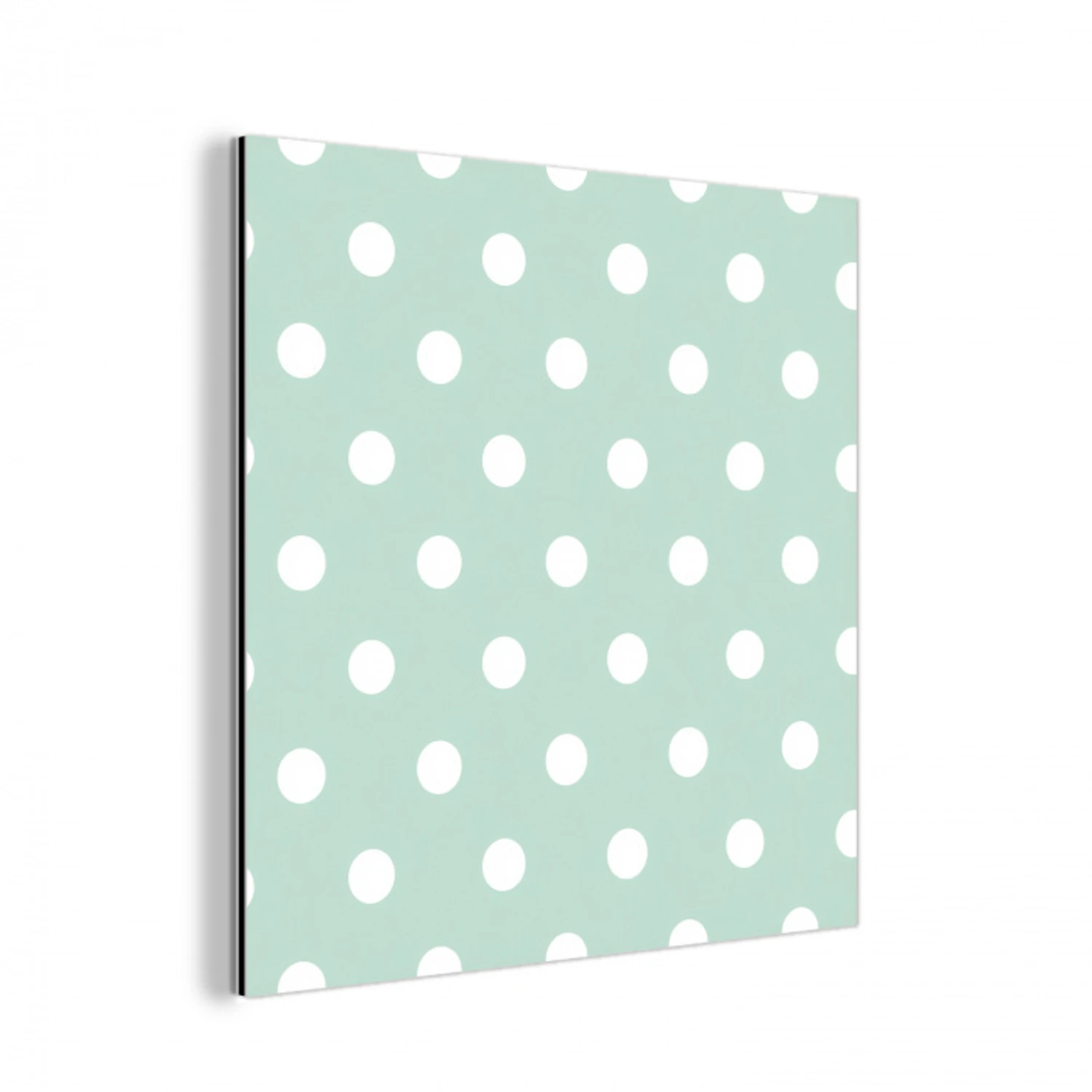 Klassiek - Polka - Groen aluminium wit klein 46 -3d