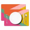 Driehoeken - Kleurrijk - Abstract Placemat vinyl groot -zzsfeer2_Kitchenyeah-website