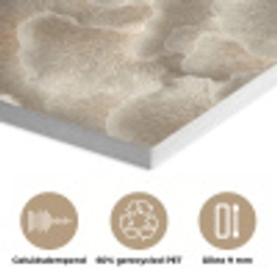 Waaierstructuren - Beige - Vezeltextuur PET vilt klein 837 -closeup_NL