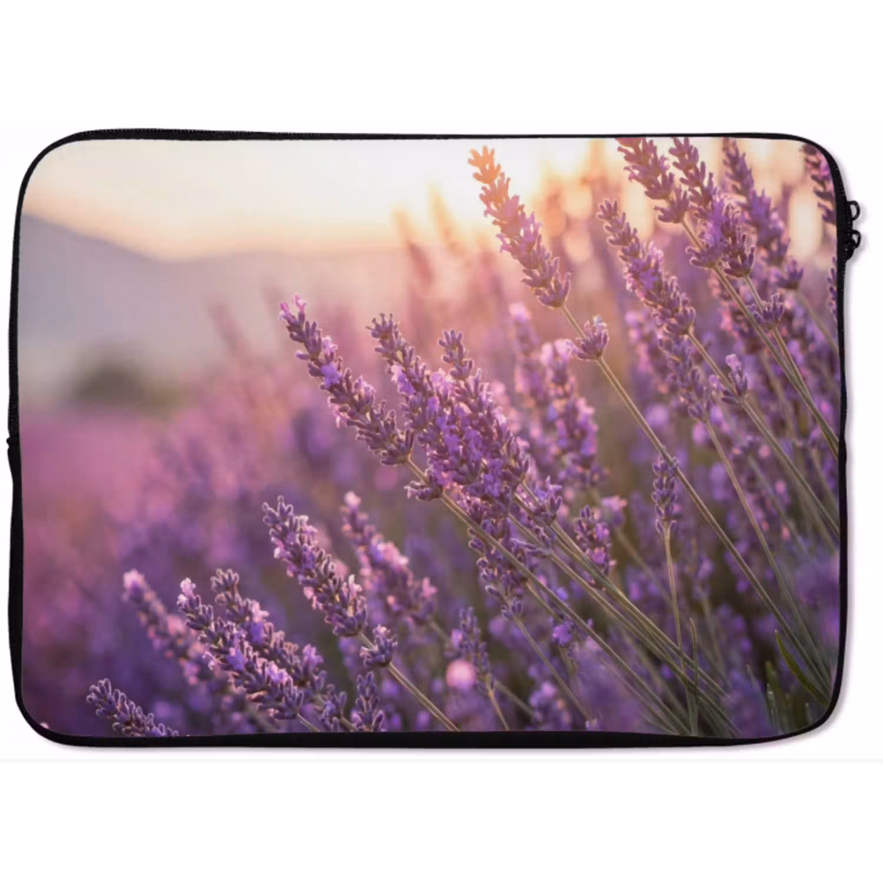 Lavendel - Paars - Zonlicht laptophoes neopreen klein -zkaufland3dotto