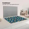 Zee - Dieren - Donkerblauw - Schelpen Inductie beschermer vinyl 3mm klein 276 -wsfeer7_website