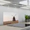 Windmolens - Landschap - Veld keuken achterwand spatscherm klein -3d_schuin