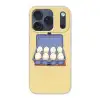 Eieren - Doos - Minimalistisch - Blauw Telefoonhoesje iPhone 17 Pro klein -3d